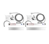 2 pièces Échelle de codeur linéaire 0-100 mm et 0-200 mm Course pour JCS900-2AE JCS900-3AE Lecteur numérique, échelle linéaire DRO en alliage d’aluminium à haute précision