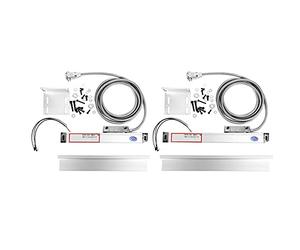 2 pièces Échelle de codeur linéaire 0-100 mm et 0-200 mm Course pour JCS900-2AE JCS900-3AE Lecteur numérique, échelle linéaire DRO en alliage d’aluminium à haute précision