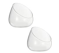 2 Pièces Éco-Bouteille en Verre à Ouverture Inclinée, Décorative | Surface Lisse, Prise en Main Confortable, Facile à Suspendre, Salle à Manger et Hôtel, Style Beau