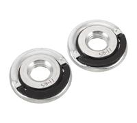 2 Pièces Écrou de Blocage Rapide, Métal Argenté | Fixation des Disques, Compatibilité, Usage Bricolage et Atelier Industriel, Lot Disques