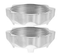 2 Pièces Écrou de Fixation pour Hachoir à Viande Électrique, 8cm | Alliage D'aluminium, Pièce de Remplacement Cuisine, Montage Simple, Précision Technique, Usage Alimentaire