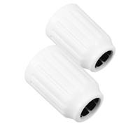2 Pièces Écrou de Tige de Levage, Plastique Blanc | Verrouillage Sûr Colonne, Meilleure Prise pour Réglage, Compatible Plupart des Modèles