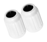 2 Pièces Écrou de Tige pour Ventilateur sur Pied, Plastique Blanc | Remplacement sans Outil, Prise Améliorée Lors du Réglage, Compatible Colonne Télescopique de Ventilateur