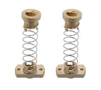 2 Pièces Écrous à Ressort Anti-Contrecoup en Laiton, 8mm Acme Tige Filetée Kit de Mise à Niveau pour Ender 3s 3 Pro V2 3D Imprimante