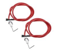 2 Pièces Électrode D’allumage à Étincelles 2 Broches | Acier Inoxydable et Céramique, Détection de Flamme, Compatible 12v 24v, Réparation Rapide en Atelier Rv