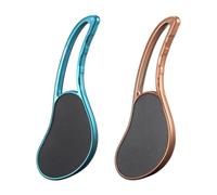 2 Pièces Éliminateur de Callosités Pédicure Pieds Abs Outil | Grattoir à Pédicure, Finition Polie, Usage Domestique, Coloris Bleu ou Or, Format Pratique
