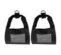 2 Pièces Élingue de Pesée pour Petits Animaux, Nylon Noir | Préserve L’immobilité au Pesage, Levage Pratique, Installation Simple et Usage Rapide