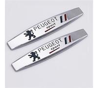 2 Pièces Emblème de Logo de Voiture pour Peugeot 107 207 407 408 206 306 307 308 408 508 406, Lettres Emblem Décoration Autocollant D'Insigne Voiture, Décalcomanies Logo Badge Voiture Stickers