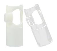 2 Pièces Embouchure de Flûte pour Débutant, Aide à Souffler, Nylon | Convient aux Tons E/f, Surface Lisse Polie, Compacte et Portable, pour Pratique Musicale et Éducation