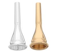 2 Pièces Embouchure Standard en Corne Française | Accessoire de Mise à Niveau pour Cor D'harmonie, Ajustement Précis, Usage Quotidien, Performance Musicale