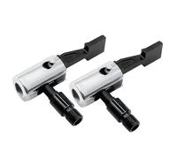 2 Pièces Embout de Gonflage Pneu,Adaptateur Valve de Pneu de Voiture,Embout Pompe Velo,Clip en Laiton,Remplissage Embouts Gonflage Pneu Voiture,Gonfleur Compresseur Remplissage Embouts Accessoires