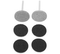 2 Pièces Embout de Ponçage pour Ongles Disque Plat Circulaire | Kit Professionnel Russe, Ponçage Emery avec Disques Remplaçables, Soin Cuticules, Salon et Maison