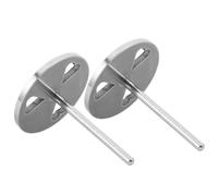 2 Pièces Embout de Ponceuse pour Ongles en Métal à Axe Creux | Rotation Fluide, Relevage des Cuticules, pour Callosités et Ongles D’orteils, Usage Maison ou Salon