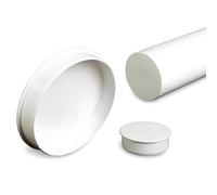 2 Pièces Embout Pvc, Bouchon For Eaux Usées, Raccord Couvercle 50/75/110mm | Bouchon raccords tuyauterie en PVC, adapté aux systèmes d'égouts for empêcher eaux usées pénétrer(50mm)