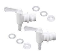 2 Pièces Embouteillage robinet de seau de bière en plastique robinet de seau à la maison Robinet de baril de distributeur de boisson pour seau de fermentation Homebrew fabrication de vin bière