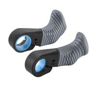 2 Pièces Embouts de Guidon Poignées Repose-Pouces Barres Intérieures Supports de Paume Ergonomiques en Nylon Renforcé Adapté pour VTT et Vélos de Rou, Gris