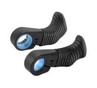 2 Pièces Embouts de Guidon Poignées Repose-Pouces Barres Intérieures Supports de Paume Ergonomiques en Nylon Renforcé Adapté pour VTT et Vélos de Rou, Noir