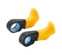 2 Pièces Embouts de Guidon Poignées Repose-Pouces Barres Intérieures Supports de Paume Ergonomiques en Nylon Renforcé Adapté pour VTT et Vélos de Rou, Jaune