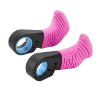 2 Pièces Embouts de Guidon Poignées Repose-Pouces Barres Intérieures Supports de Paume Ergonomiques en Nylon Renforcé Adapté pour VTT et Vélos de Rou, Rose