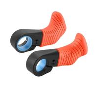 2 Pièces Embouts de Guidon Poignées Repose-Pouces Barres Intérieures Supports de Paume Ergonomiques en Nylon Renforcé Adapté pour VTT et Vélos de Rou, Orange