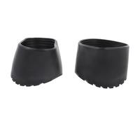 2 Pièces Embouts de Pieds D’échelle Pliable en Pvc Noir | Patins Épais, Stabilité Renforcée, Protection des Extrémités, pour Échelle Multifonction et Usage Domestique