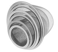MMLFX 2 pièces en Acier Inoxydable Maille thé infuseur passoire théière Feuille de thé Filtre à épices Verres diamètre 5-9.5CM réutilisable for la Cuisine (Size : 9.5CM)