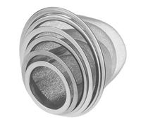 MMLFX 2 pièces en Acier Inoxydable Maille thé infuseur passoire théière Feuille de thé Filtre à épices Verres diamètre 5-9.5CM réutilisable for la Cuisine (Size : 8.8CM)