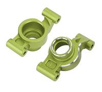 2 pièces en Alliage d'aluminium RC Support de moyeu de Bras d'articulation arrière pour Traxxas 1/10 MAXX 2.0 RC Voitures durables légères Haute résistance pièces de Mise à Niveau (Verte)