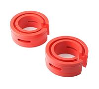 2 Pièces en Caoutchouc Amortisseur Ressort Pare-chocs Automobile Ressort Hélicoïdal Tampon Puissance Coussin Anti-vibration Universel Ressort Pare-chocs Coussin pour Voitures (B)
