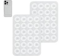 2 Pièces En Silicone Ventouse Téléphone Cas De Montage Ventouses Tasses Forte Adhérence Titulaire Avec Support Mains Libres Non Dérapant Ventouse Téléphone Support Pour Selfies(Tra[Php52501147]