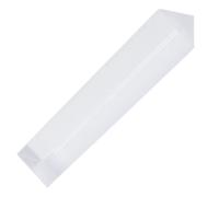 2 Pièces Enseignement Physique en Cristal Optique Prisme Triangulaire | Bords Polis et Lisses, Structure Stable, Effets de Dispersion Colorée, pour Lumière Blanche et Objectif