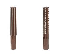 2 pièces/ensemble alésoirs à main MT0/MT1/MT2/MT3/MT4/MT5/MT6 alésoir conique fin/rugueux en acier for outil de fraise(MT4 (Fine Rough))