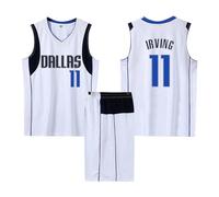 2 Pièces Ensemble Basket Enfant/Adulte 2024, Pop Maillot et Shorts, Tenue Blanc 5XL