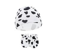 2 Pièces Ensemble Chapeau Et Gants Pour Bébé Chapeau Turban Coupe-vent Printemps Automne Bonnet Nouveau-nés Casquettes D'hôpital Avec Gants Assortis Couvre-chef Pour Bébé Et Protections Des Mains