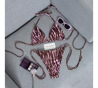 2 pièces Ensemble de bikini imprimé faux grain de bois sexy et 2026, convient pour la piscine, la plage, les vacances, le printemps/été, la Saint-Valentin, les fêtes de carnaval L,M,S,XL,XSgraphique,M