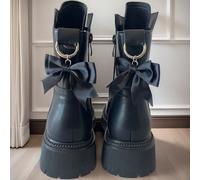 2 pièces Ensemble de breloques à chaussures en satin avec nœud, détails en alliage de zinc pour la décoration de bottes - Accessoires élégants en ruban pour chaussures Arc noir,Noeud blanc casséAnimal