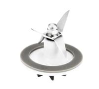 2 Pièces/ensemble De Lame De Rechange Avec Joint En Caoutchouc, Compatible Avec Cuisinart, Mélangeur, Pièces De Cuisine Blanches, Assemblage De Lame Multifonctionnel