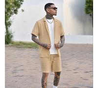 2 pièces Ensemble de style européen mode jacquard Top décontracté et pantalon, tenue de couple streetwear, convient comme cadeau pour mari ou petit ami, vacances/plage, tenues confortables L,M,S,XL,XX