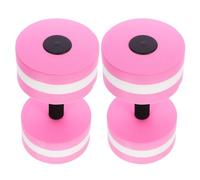 2 Pièces Ensemble D'haltères Aquatiques en EVA Rose pour Exercices | Portable, Entraînement Complet du Corps, Rééducation, Équilibre et Coordination, Usage en Océan et Eau