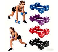 2 pièces Ensemble d'haltères codés par couleur, options de poids multiples pour l'entraînement de la force, parfait pour les entraînements à domicile, la salle de gym, le bureau et les passionnés de f