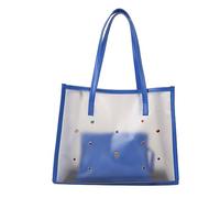 2 pièces/ensemble élégant fourre-tout en PVC transparent avec des sacs à bandoulière de capacité parfait pour le travail de plage et les loisirs fourre-tout en Pvc