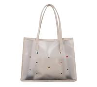 2 pièces/ensemble élégant fourre-tout en PVC transparent avec des sacs à bandoulière de capacité parfait pour le travail de plage et les loisirs fourre-tout en Pvc