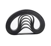 2 pièces/ensemble HTD 3M courroie de distribution 300/303/306/309/312/315/318/321mm 6/9/10/15mm largeur courroie crantée en caoutchouc boucle fermée pas de courroie synchrone 3mm ( Size : 315mm , Colo