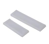 2 Pièces/Ensemble Moule à Signet Bricolage, Moules en Silicone Rectangle, Outil de Fabrication de Bijoux en Résine époxy Pour Beau Signet, Porte-clés