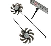 2 pièces/ensemble ventilateur de carte vidéo, refroidisseur GPU, FDC10H12S9-C, for 1660 Ti, for 2060 X, remplacer GA91S2U(9mm Plug GA91S2U)