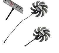 2 pièces/ensemble ventilateur de carte vidéo, refroidisseur GPU, FDC10H12S9-C, for 1660 Ti, for 2060 X, remplacer GA91S2U(5.5mm Plug FDC10H12)