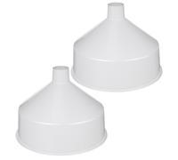 2 Pièces Entonnoir à Large Ouverture en Plastique Alimentaire | Contrôle Précis du Flux, Surface Intérieure Lisse sans Couture, Cuisine Maison et Conserves