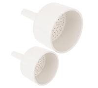 2 Pièces Entonnoir de Filtration de Laboratoire Büchner | Réutilisable et Polyvalent, Bouche Biseautée, pour Papier Filtre et Liquides, Chercheurs et Scientifiques