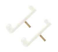 2 Pièces Épaulette pour Violon en Latex Jaune, Support D’épaule | Remplacement de Patte, Protège Contre les Éclaboussures de Peinture, Aspect Simple et Soigné