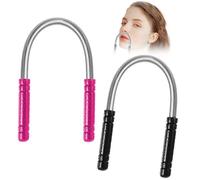 2 Pièces Épilateur Pour Le Visage, Épilateur Pour Le Visage, Outil De Beauté, Appareil D'Épilation, Épilateur Manuel Pour La Lèvre Supérieure, Le Menton, Les Joues Et Le Cou